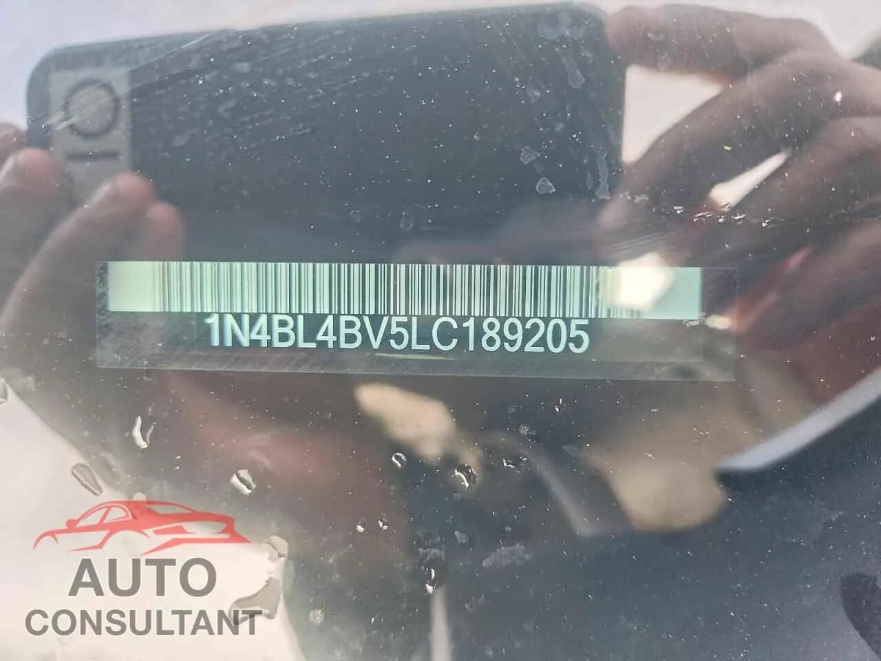 2020 NISSAN ALTIMA Damaged VIN 1N4BL4BV5LC189205 – photo 12 2020 NISSAN ALTIMA Damaged VIN 1N4BL4BV5LC189205 – photo 12