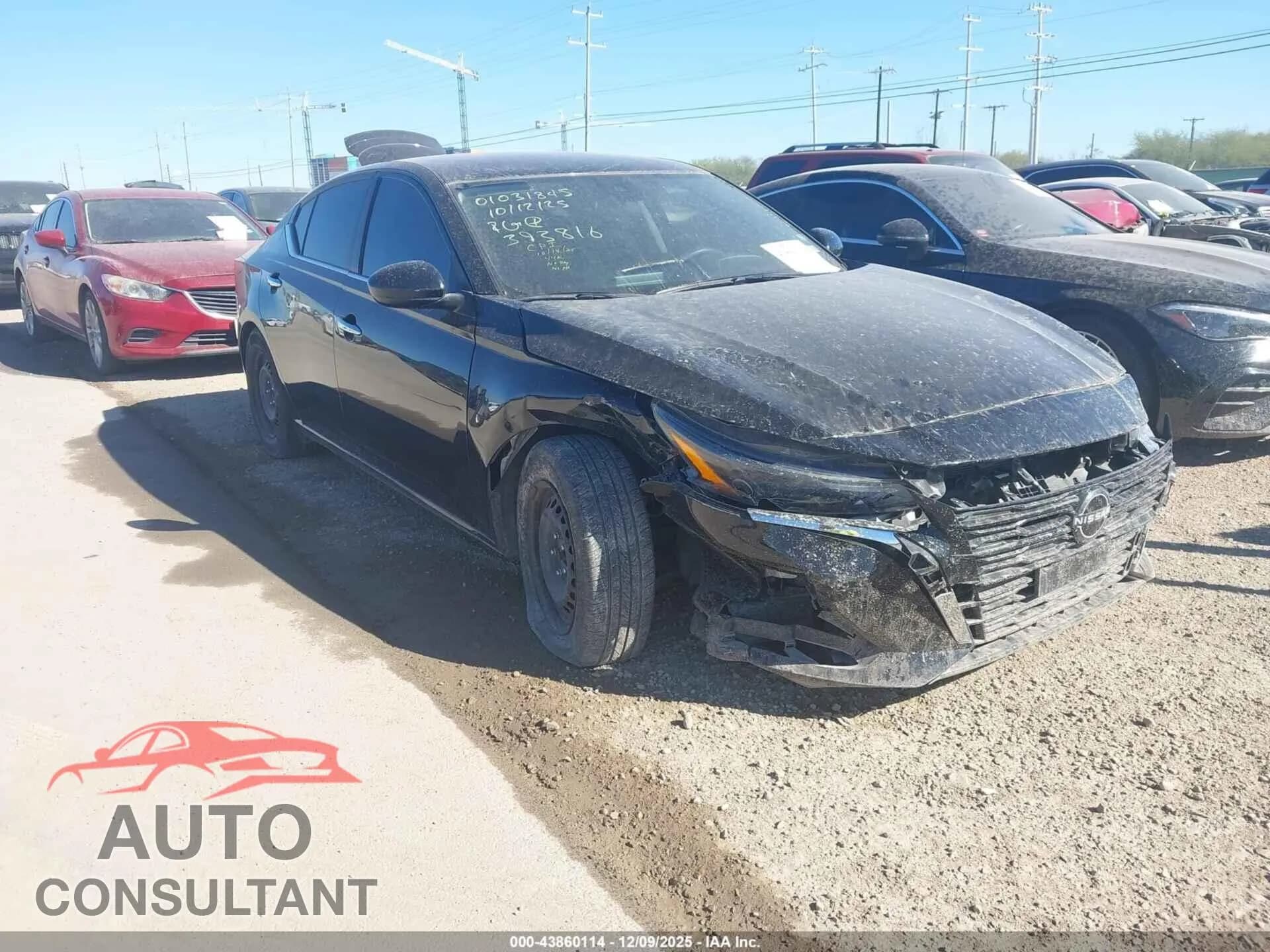 2023 NISSAN ALTIMA Damaged VIN 1N4BL4BVXPN393816 – front exterior 2023 NISSAN ALTIMA Damaged VIN 1N4BL4BVXPN393816 – front exterior