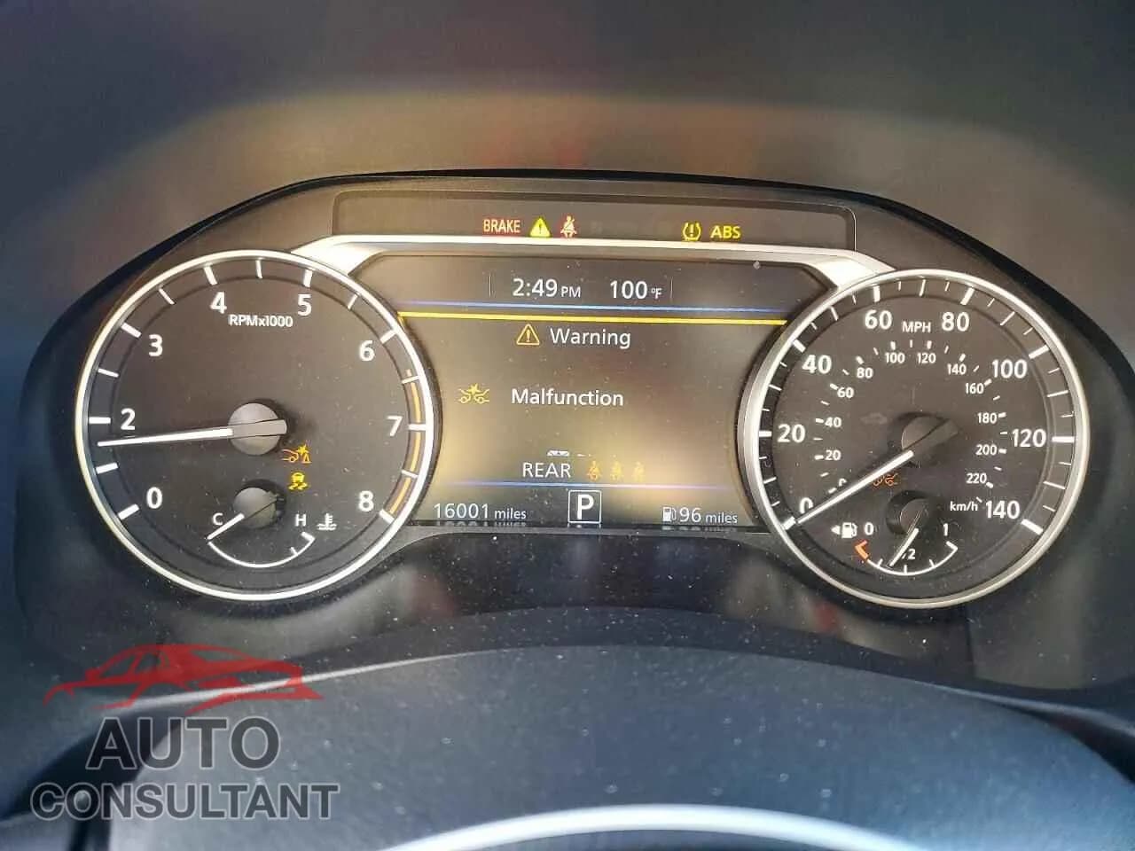 2025 NISSAN ALTIMA Damaged VIN 1N4BL4DVXSN389416 – trunk area 2025 NISSAN ALTIMA Damaged VIN 1N4BL4DVXSN389416 – trunk area