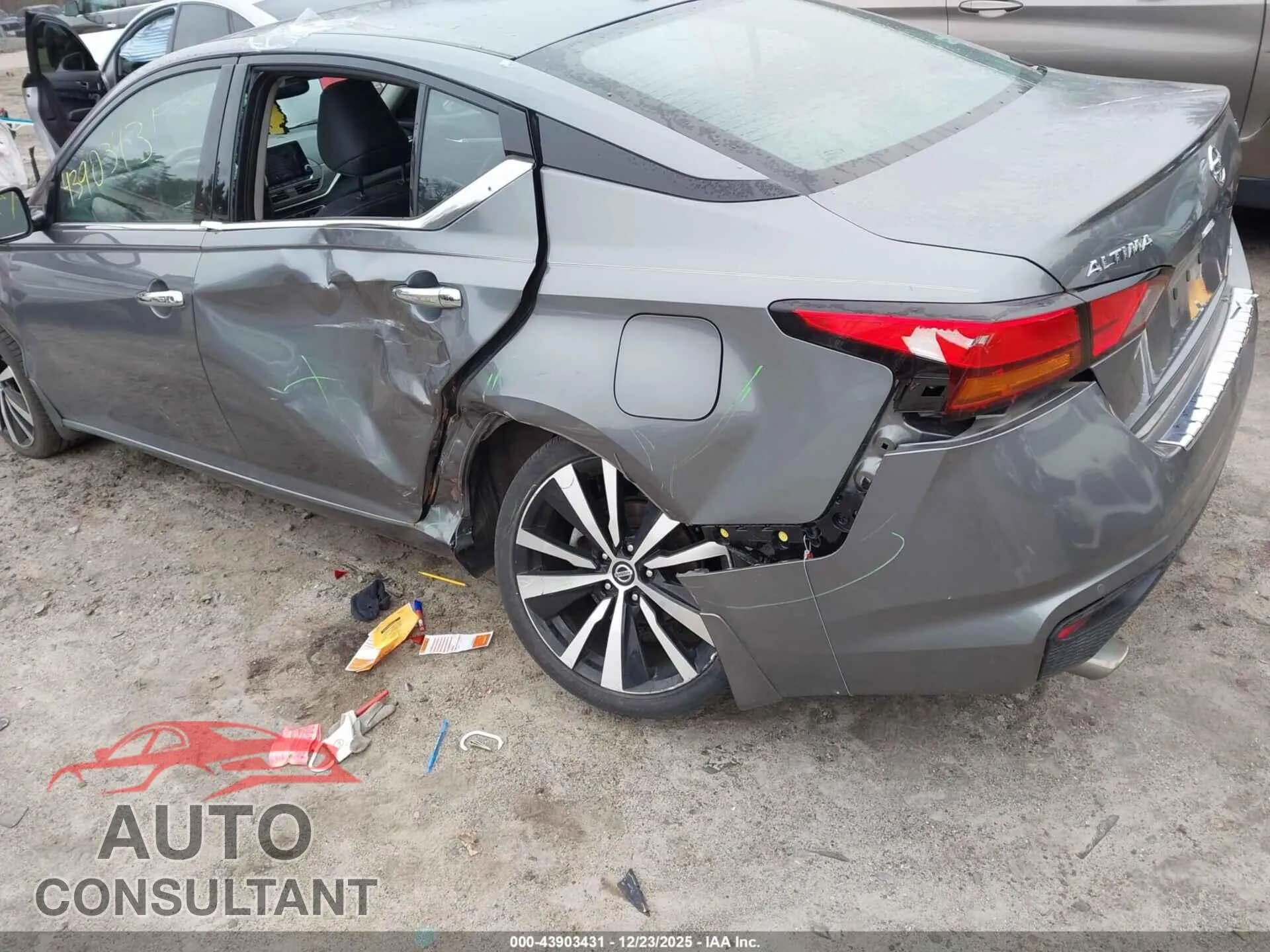 2021 NISSAN ALTIMA Damaged VIN 1N4BL4FW9MN306681 – side profile 2021 NISSAN ALTIMA Damaged VIN 1N4BL4FW9MN306681 – side profile