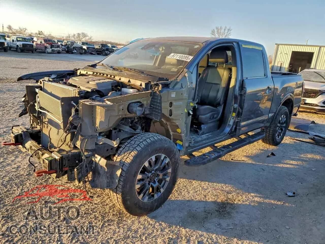 2024 NISSAN TITAN PRO- Damaged VIN 1N6AA1ED8RN102906 – front exterior 2024 NISSAN TITAN PRO- Damaged VIN 1N6AA1ED8RN102906 – front exterior
