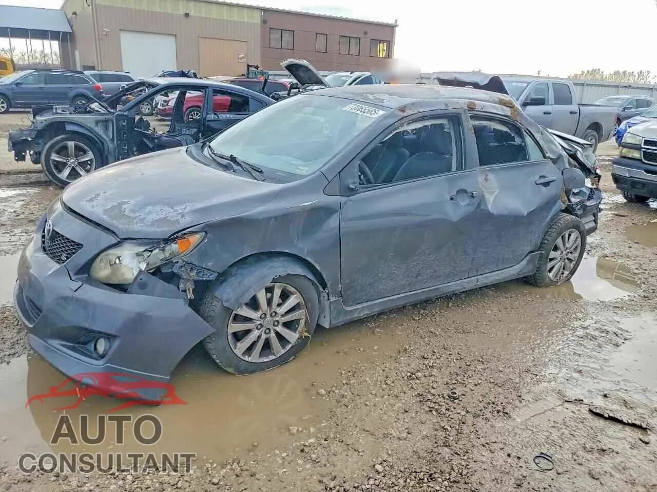 2009 TOYOTA COROLLA Damaged VIN 1NXBU40E89Z139925 – front exterior 2009 TOYOTA COROLLA Damaged VIN 1NXBU40E89Z139925 – front exterior