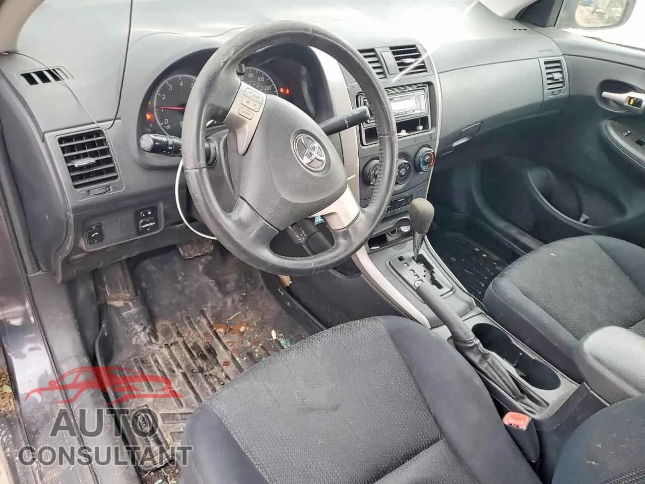 2009 TOYOTA COROLLA Damaged VIN 1NXBU40E89Z139925 – undercarriage 2009 TOYOTA COROLLA Damaged VIN 1NXBU40E89Z139925 – undercarriage