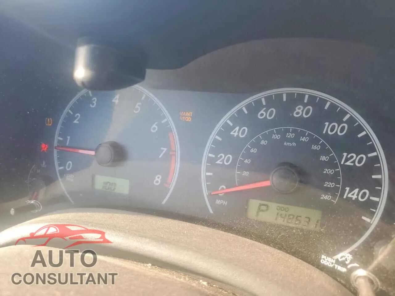 2009 TOYOTA COROLLA Damaged VIN 1NXBU40E89Z139925 – trunk area 2009 TOYOTA COROLLA Damaged VIN 1NXBU40E89Z139925 – trunk area