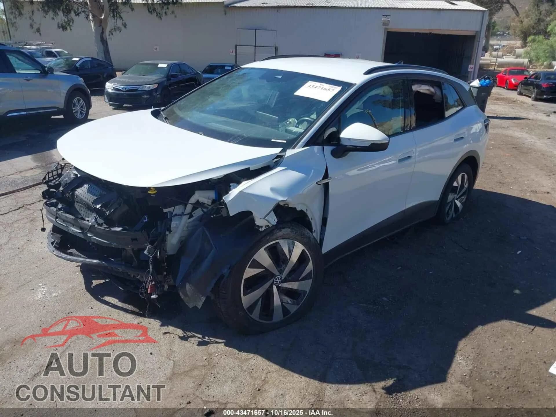 2023 VOLKSWAGEN ID.4 Damaged VIN 1V2CMPE89PC027990 – rear exterior 2023 VOLKSWAGEN ID.4 Damaged VIN 1V2CMPE89PC027990 – rear exterior