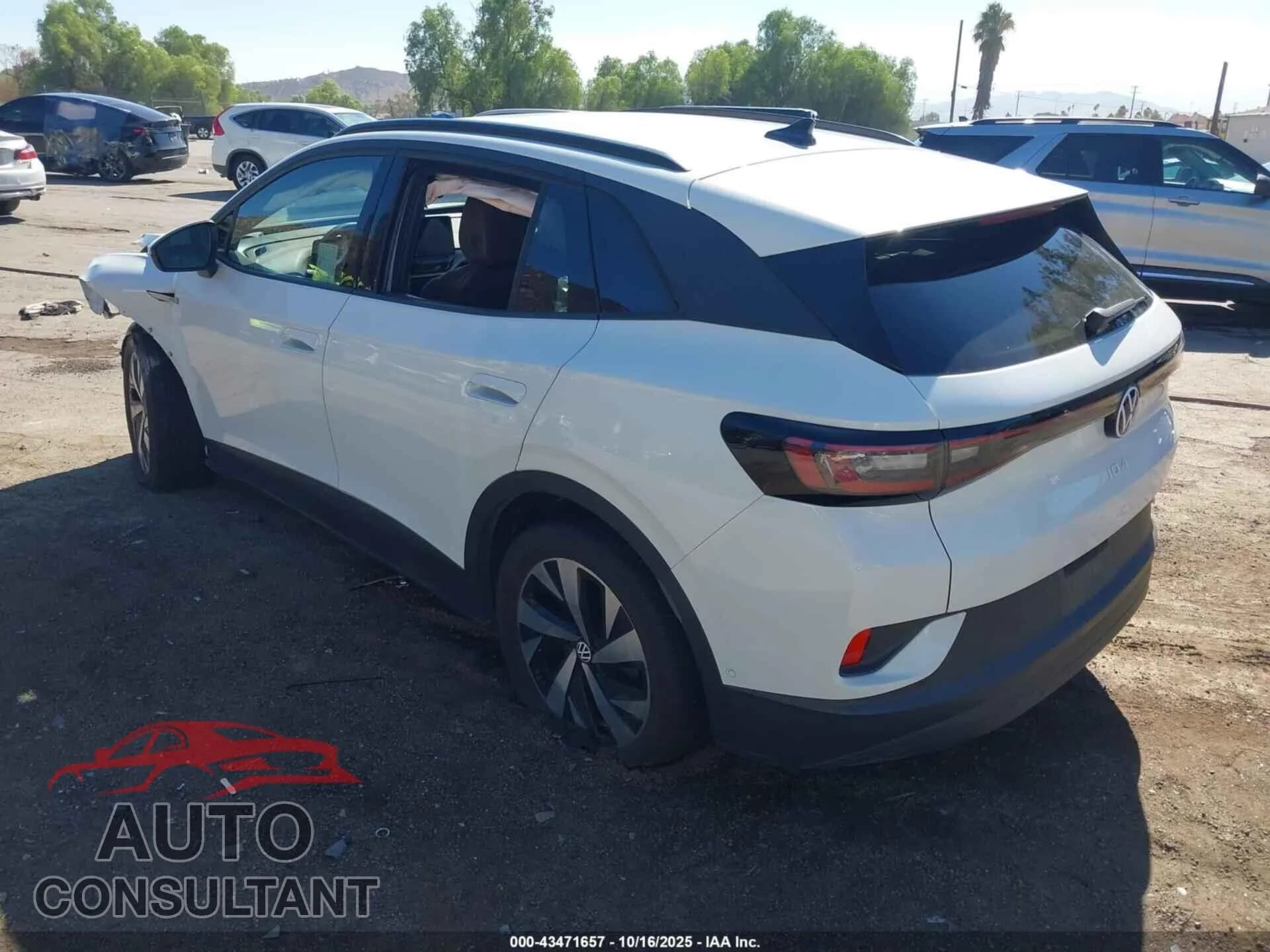 2023 VOLKSWAGEN ID.4 Damaged VIN 1V2CMPE89PC027990 – side profile 2023 VOLKSWAGEN ID.4 Damaged VIN 1V2CMPE89PC027990 – side profile