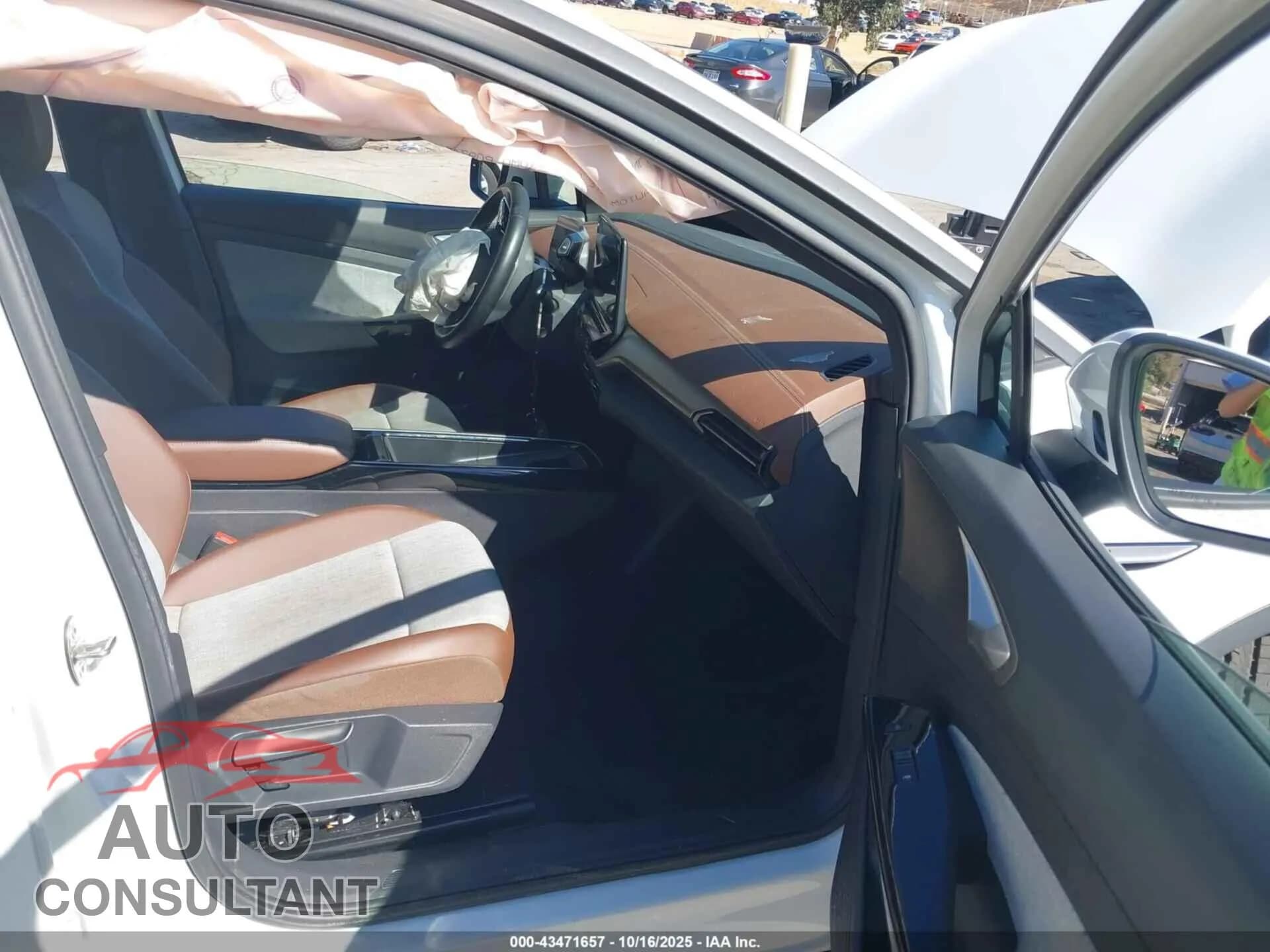 2023 VOLKSWAGEN ID.4 Damaged VIN 1V2CMPE89PC027990 – interior seats 2023 VOLKSWAGEN ID.4 Damaged VIN 1V2CMPE89PC027990 – interior seats