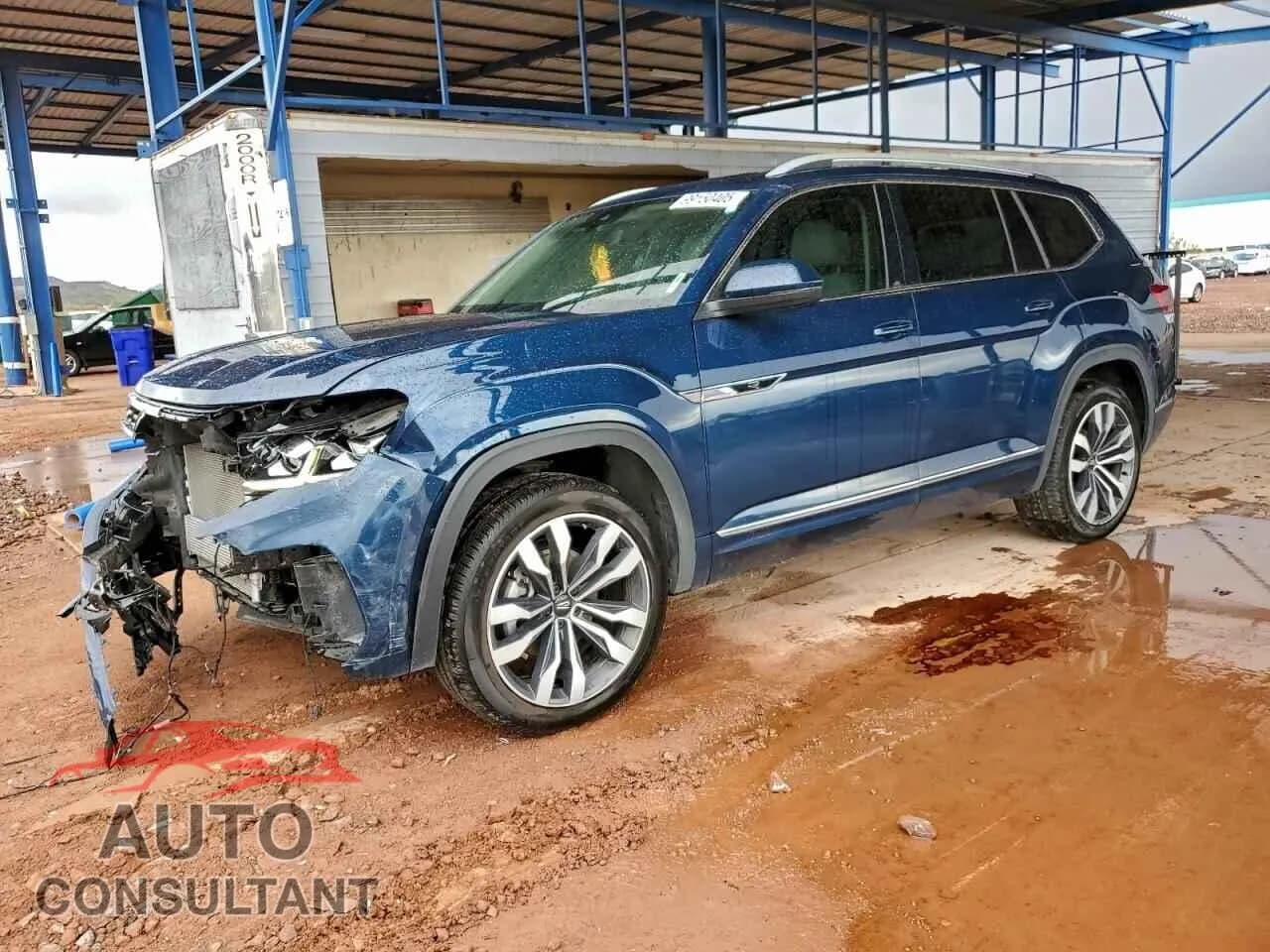 2022 VOLKSWAGEN ATLAS Damaged VIN 1V2FR2CA6NC563087 – front exterior 2022 VOLKSWAGEN ATLAS Damaged VIN 1V2FR2CA6NC563087 – front exterior