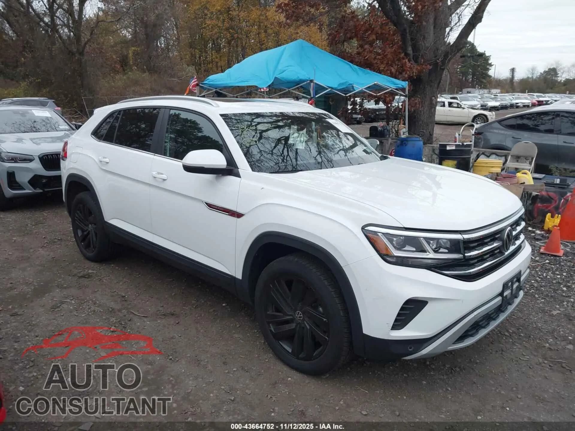 2023 VOLKSWAGEN ATLAS CROSS SPORT Damaged VIN 1V2KE2CA7PC226263 – front exterior 2023 VOLKSWAGEN ATLAS CROSS SPORT Damaged VIN 1V2KE2CA7PC226263 – front exterior