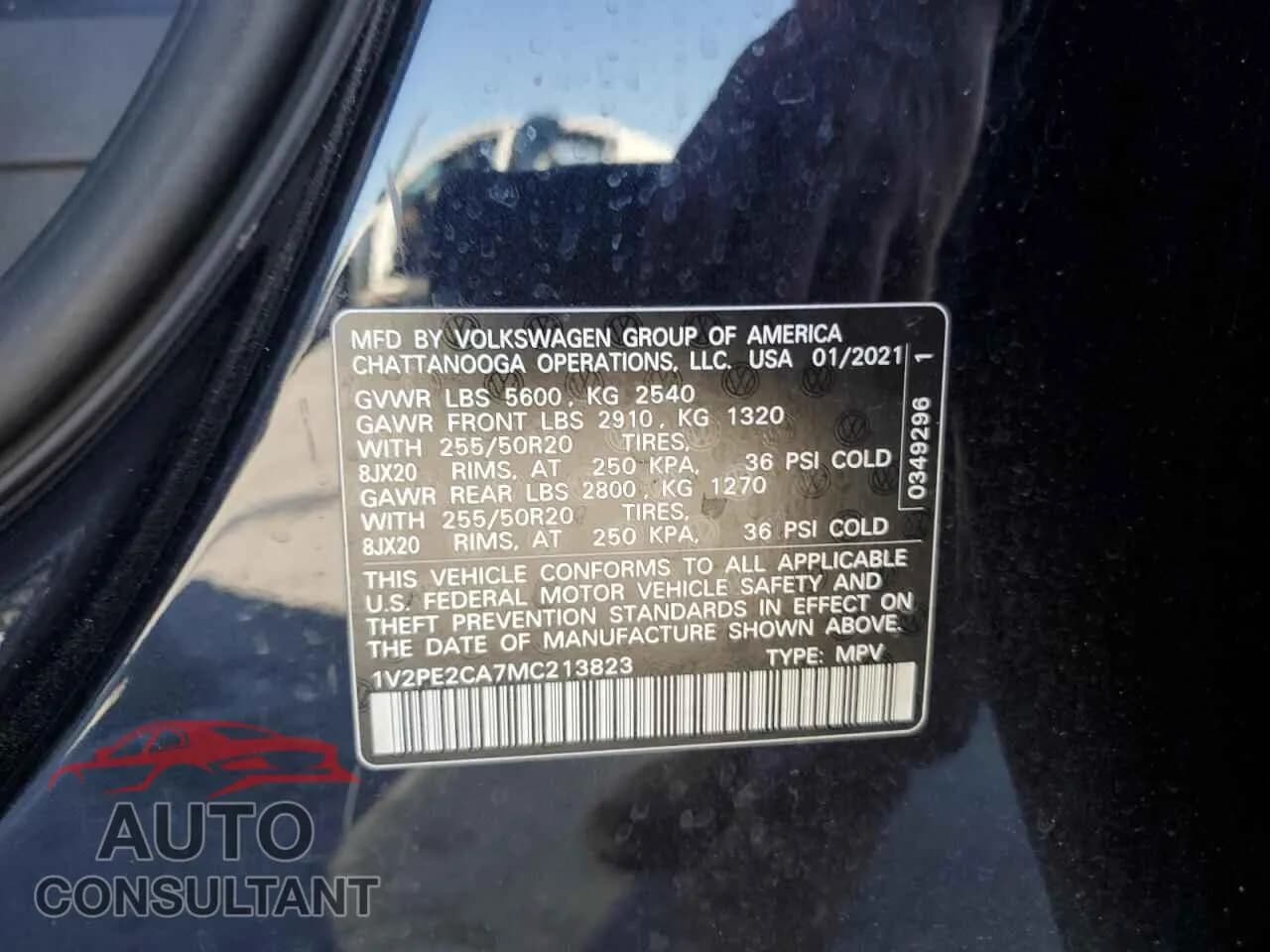 2021 VOLKSWAGEN ATLAS Damaged VIN 1V2PE2CA7MC213823 – photo 12 2021 VOLKSWAGEN ATLAS Damaged VIN 1V2PE2CA7MC213823 – photo 12
