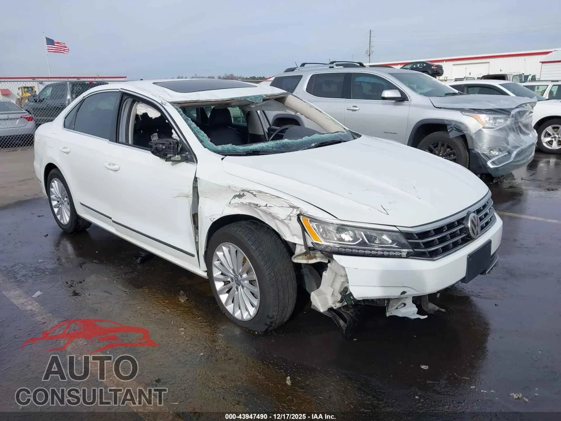 2016 VOLKSWAGEN PASSAT Damaged VIN 1VWBT7A38GC024232 – front exterior 2016 VOLKSWAGEN PASSAT Damaged VIN 1VWBT7A38GC024232 – front exterior