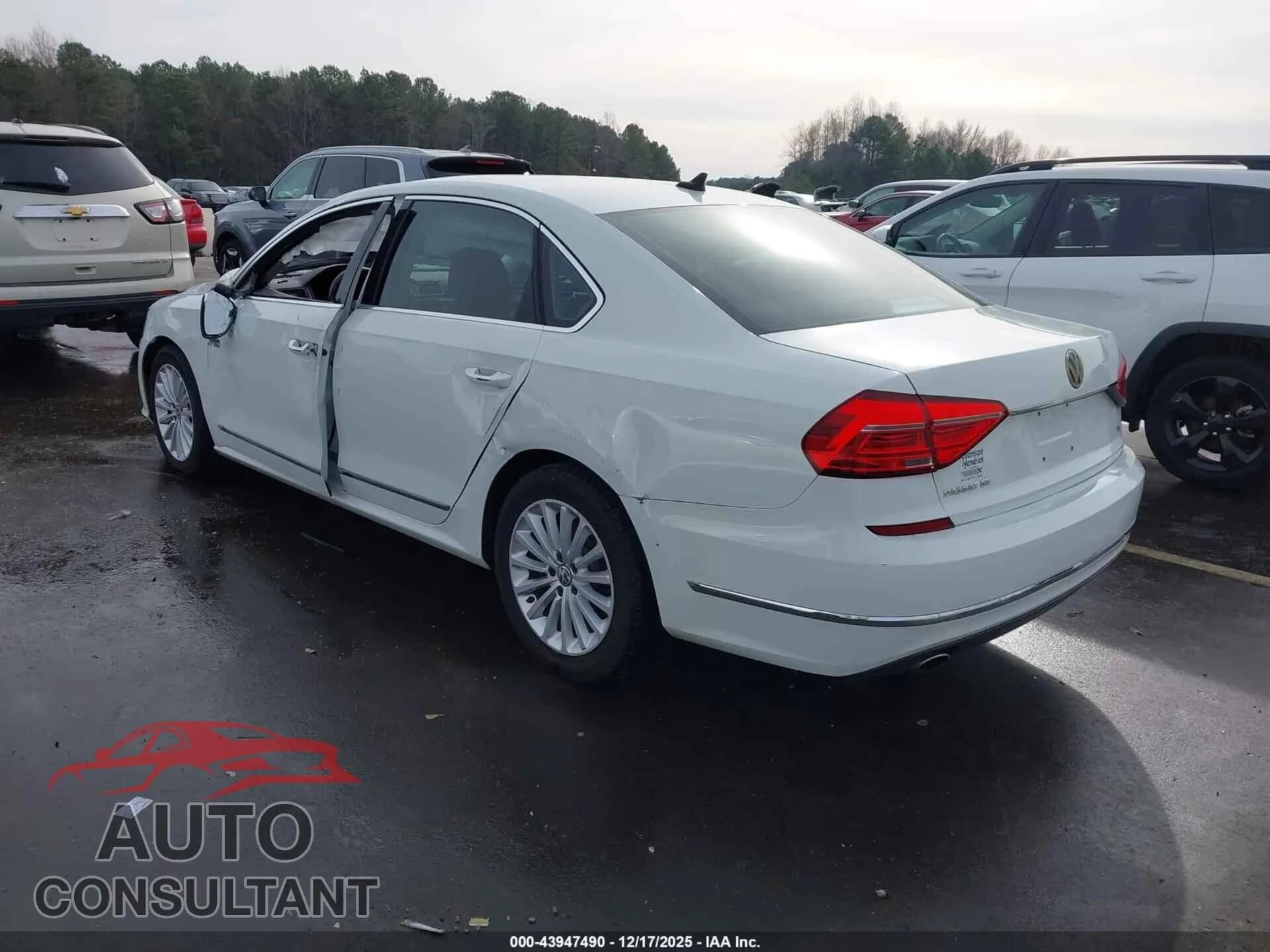 2016 VOLKSWAGEN PASSAT Damaged VIN 1VWBT7A38GC024232 – side profile 2016 VOLKSWAGEN PASSAT Damaged VIN 1VWBT7A38GC024232 – side profile