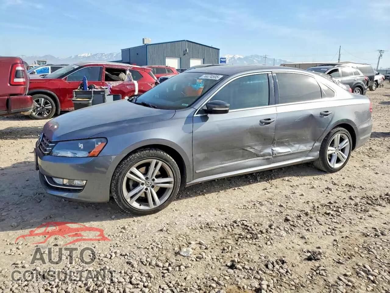 2013 VOLKSWAGEN PASSAT Damaged VIN 1VWCN7A34DC063832 – front exterior 2013 VOLKSWAGEN PASSAT Damaged VIN 1VWCN7A34DC063832 – front exterior