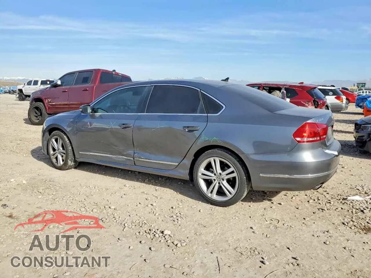 2013 VOLKSWAGEN PASSAT Damaged VIN 1VWCN7A34DC063832 – rear exterior 2013 VOLKSWAGEN PASSAT Damaged VIN 1VWCN7A34DC063832 – rear exterior