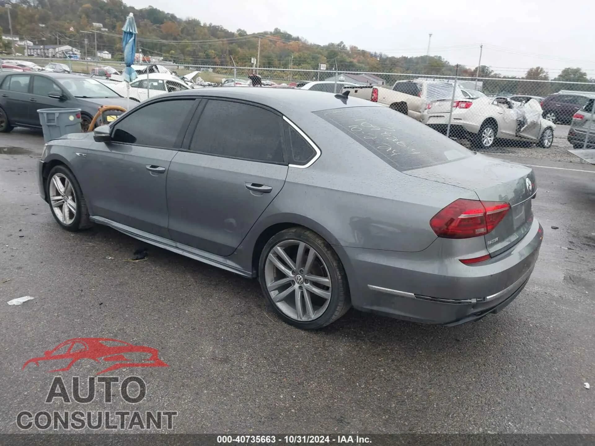 2017 VOLKSWAGEN PASSAT Damaged VIN 1VWDT7A32HC046365 – side profile 2017 VOLKSWAGEN PASSAT Damaged VIN 1VWDT7A32HC046365 – side profile