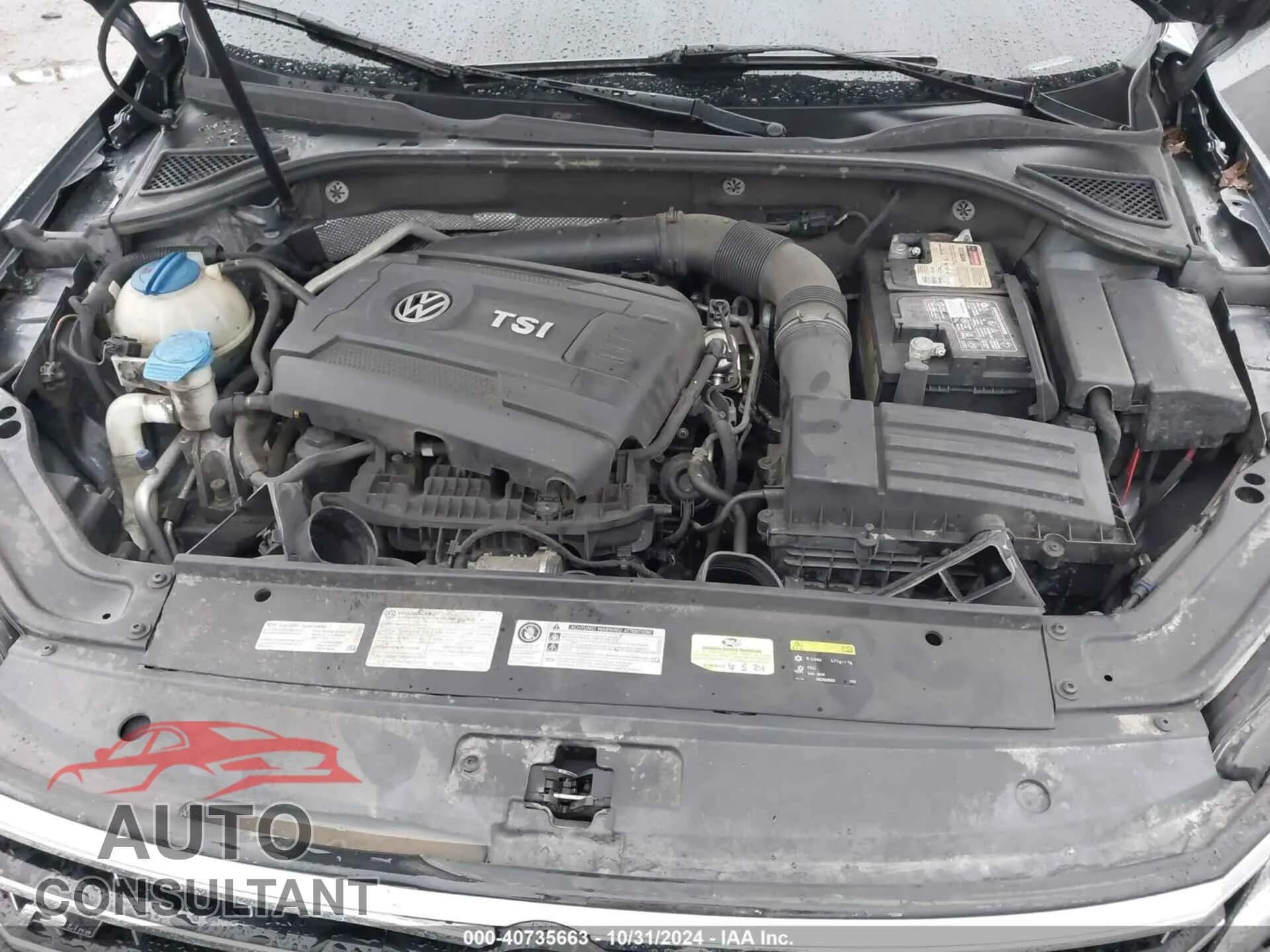 2017 VOLKSWAGEN PASSAT Damaged VIN 1VWDT7A32HC046365 – odometer reading 2017 VOLKSWAGEN PASSAT Damaged VIN 1VWDT7A32HC046365 – odometer reading