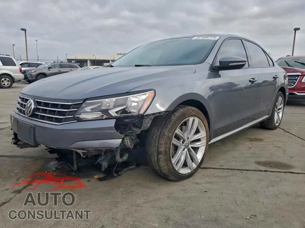 2019 VOLKSWAGEN PASSAT Damaged VIN 1VWLA7A38KC001827 – front exterior 2019 VOLKSWAGEN PASSAT Damaged VIN 1VWLA7A38KC001827 – front exterior