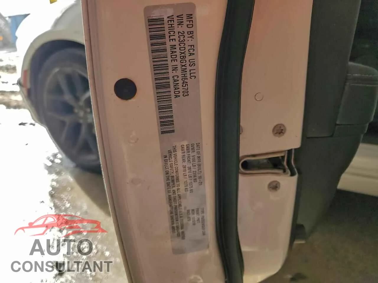 2021 DODGE CHARGER Damaged VIN 2C3CDXBGXMH645703 – photo 12 2021 DODGE CHARGER Damaged VIN 2C3CDXBGXMH645703 – photo 12