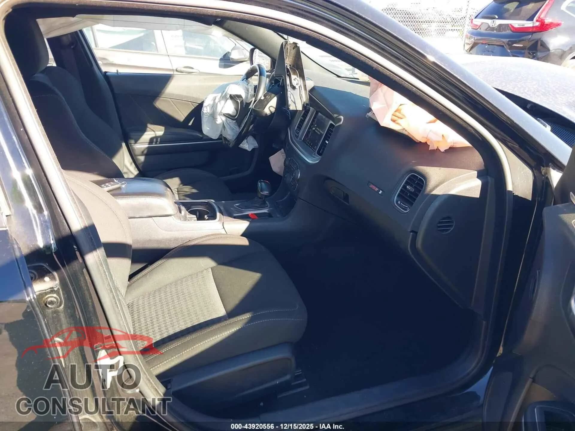 2021 DODGE CHARGER Damaged VIN 2C3CDXGJXMH520754 – interior seats 2021 DODGE CHARGER Damaged VIN 2C3CDXGJXMH520754 – interior seats