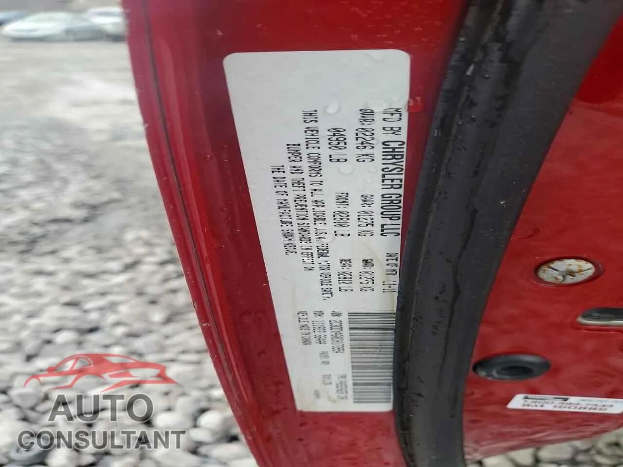 2012 DODGE CHALLENGER Damaged VIN 2C3CDYAG0CH173954 – photo 12 2012 DODGE CHALLENGER Damaged VIN 2C3CDYAG0CH173954 – photo 12