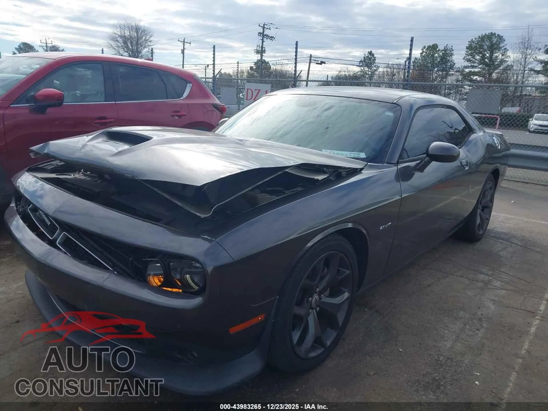 2019 DODGE CHALLENGER Damaged VIN 2C3CDZBT9KH578436 – rear exterior 2019 DODGE CHALLENGER Damaged VIN 2C3CDZBT9KH578436 – rear exterior