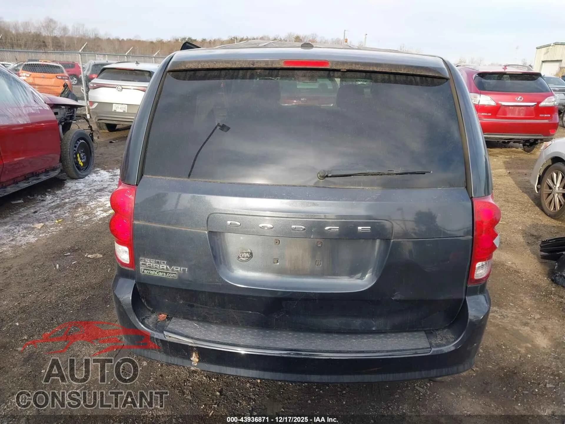 2014 DODGE GRAND CARAVAN Damaged VIN 2C4RDGBG7ER335882 – photo 17 2014 DODGE GRAND CARAVAN Damaged VIN 2C4RDGBG7ER335882 – photo 17