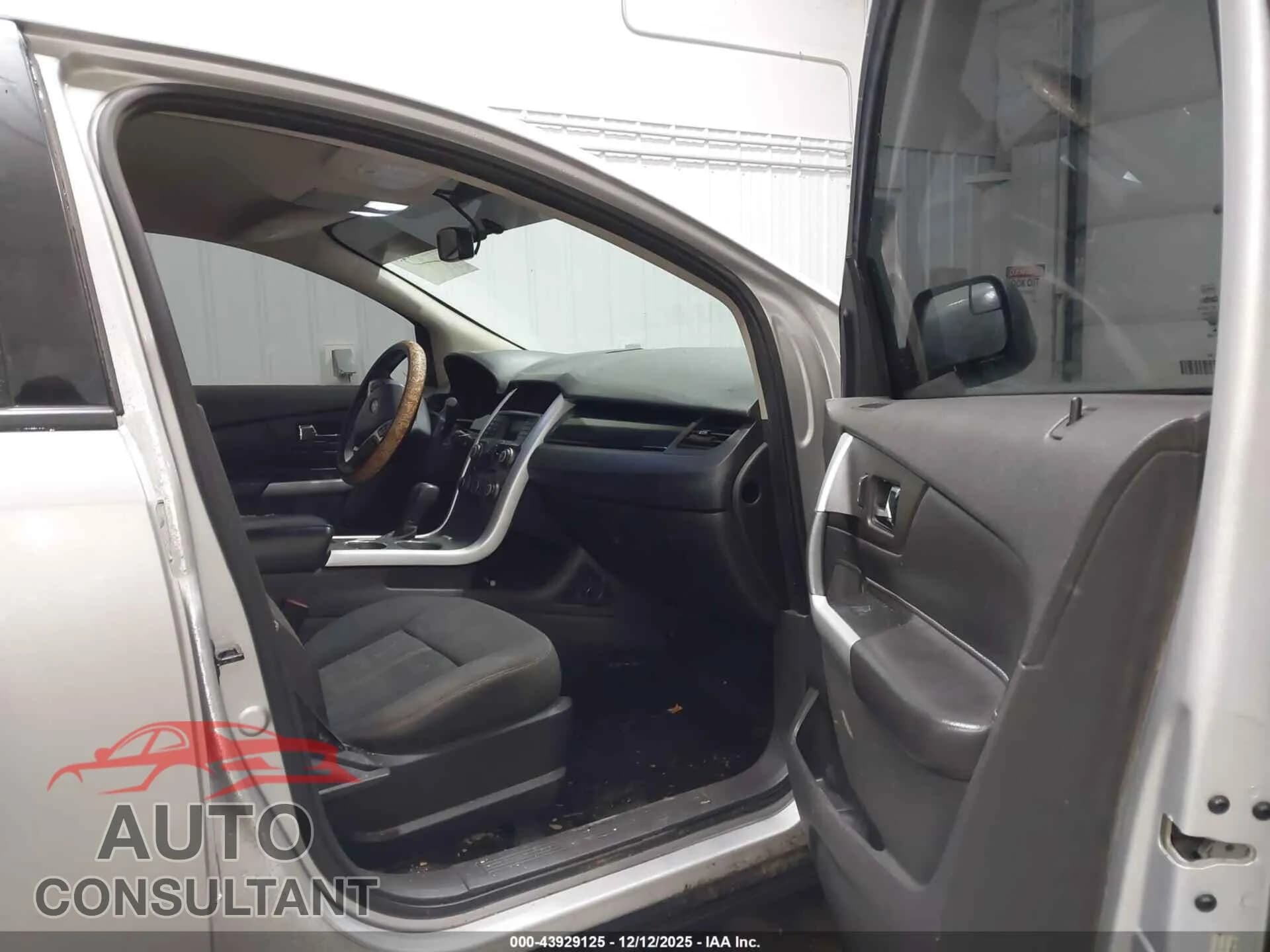 2014 FORD EDGE Damaged VIN 2FMDK3GC2EBA37839 – interior seats 2014 FORD EDGE Damaged VIN 2FMDK3GC2EBA37839 – interior seats