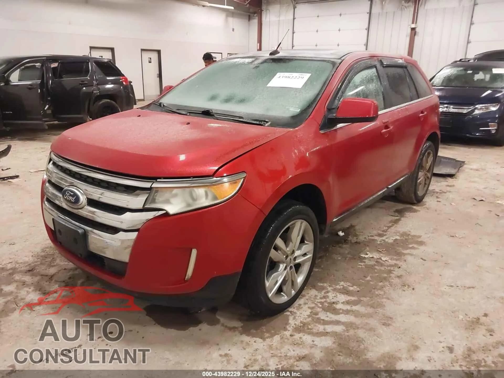 2011 FORD EDGE Damaged VIN 2FMDK4KCXBBA41906 – rear exterior 2011 FORD EDGE Damaged VIN 2FMDK4KCXBBA41906 – rear exterior