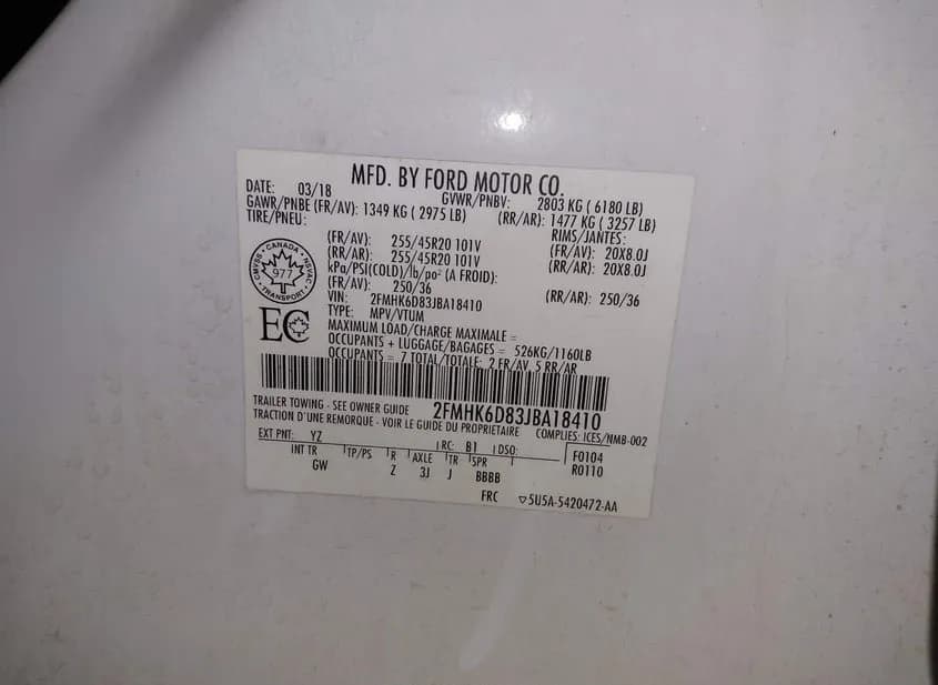 2018 FORD Flex Used VIN 2FMHK6D83JBA18410 – photo 15 2018 FORD Flex Used VIN 2FMHK6D83JBA18410 – photo 15