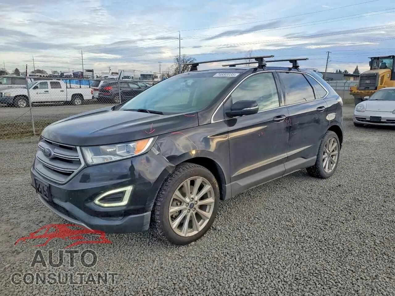 2017 FORD EDGE Damaged VIN 2FMPK4K82HBB62852 – front exterior 2017 FORD EDGE Damaged VIN 2FMPK4K82HBB62852 – front exterior