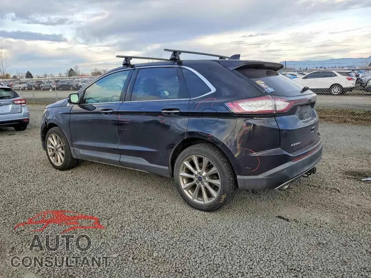 2017 FORD EDGE Damaged VIN 2FMPK4K82HBB62852 – rear exterior 2017 FORD EDGE Damaged VIN 2FMPK4K82HBB62852 – rear exterior