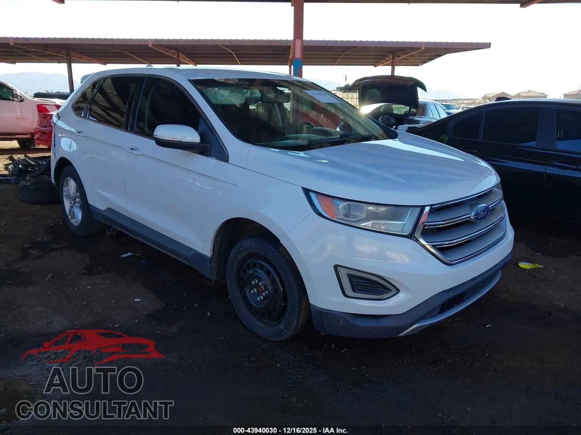 2015 FORD EDGE Damaged VIN 2FMTK3J93FBC21066 – front exterior 2015 FORD EDGE Damaged VIN 2FMTK3J93FBC21066 – front exterior