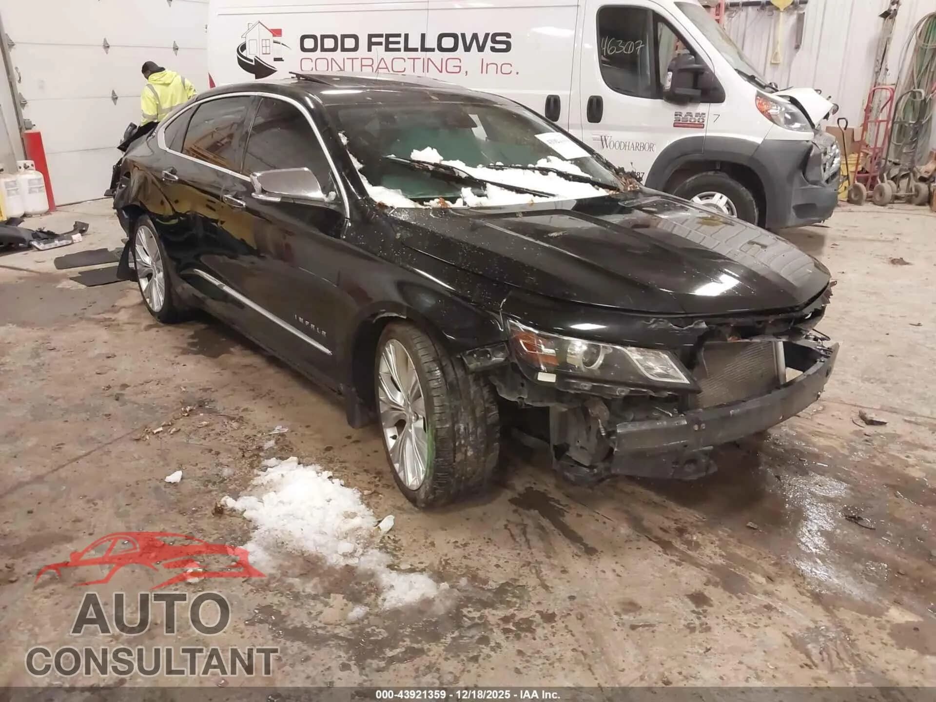 2015 CHEVROLET IMPALA Damaged VIN 2G1165S33F9147976 – front exterior 2015 CHEVROLET IMPALA Damaged VIN 2G1165S33F9147976 – front exterior