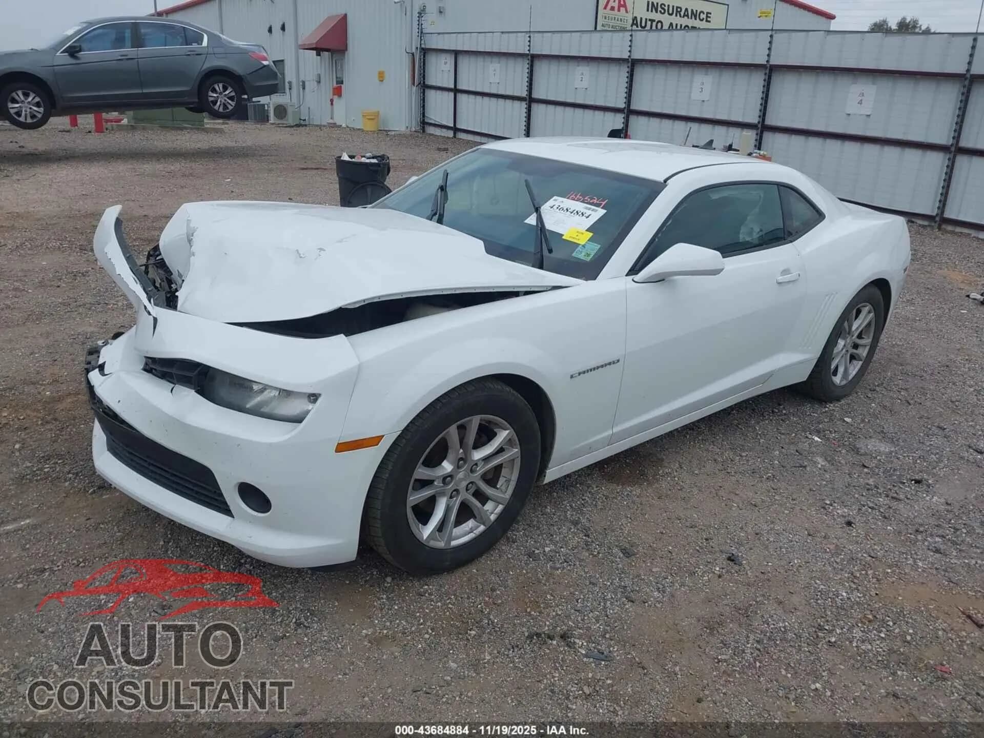 2014 CHEVROLET CAMARO Damaged VIN 2G1FA1E3XE9213396 – rear exterior 2014 CHEVROLET CAMARO Damaged VIN 2G1FA1E3XE9213396 – rear exterior