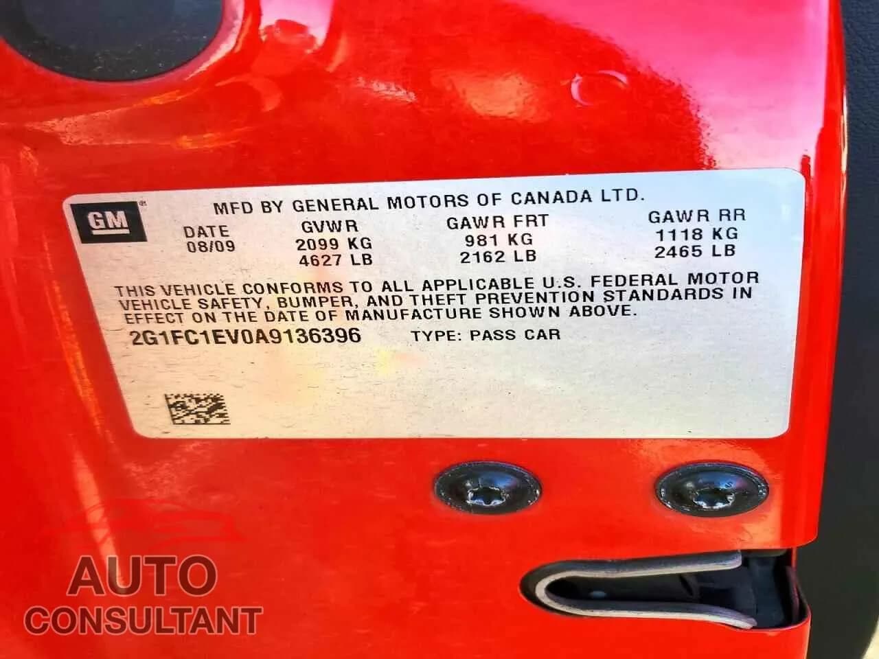 2010 CHEVROLET CAMARO Damaged VIN 2G1FC1EV0A9136396 – photo 12 2010 CHEVROLET CAMARO Damaged VIN 2G1FC1EV0A9136396 – photo 12