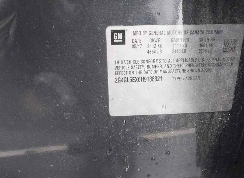 2017 BUICK Regal Used VIN 2G4GL5EX6H9188321 – photo 11 2017 BUICK Regal Used VIN 2G4GL5EX6H9188321 – photo 11
