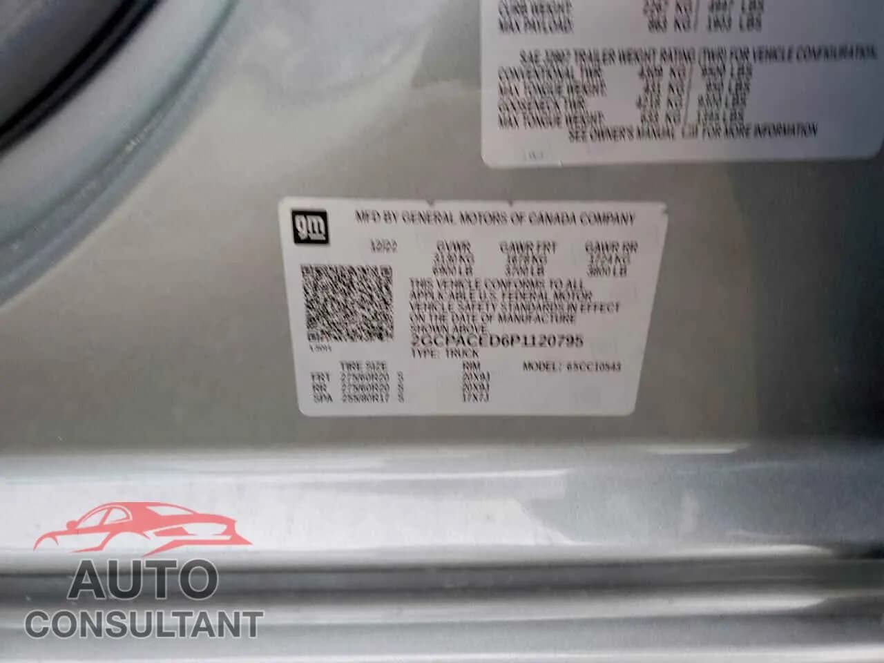 2023 CHEVROLET ALL Models Damaged VIN 2GCPACED6P1120795 – photo 12 2023 CHEVROLET ALL Models Damaged VIN 2GCPACED6P1120795 – photo 12