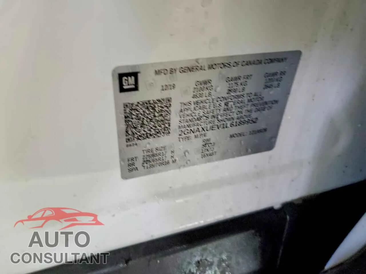2020 CHEVROLET EQUINOX Damaged VIN 2GNAXUEV1L6189952 – photo 13 2020 CHEVROLET EQUINOX Damaged VIN 2GNAXUEV1L6189952 – photo 13