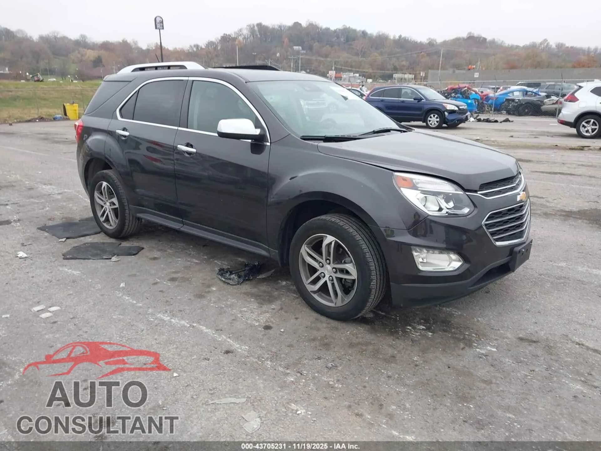 2016 CHEVROLET EQUINOX Damaged VIN 2GNFLGE39G6255851 – front exterior 2016 CHEVROLET EQUINOX Damaged VIN 2GNFLGE39G6255851 – front exterior