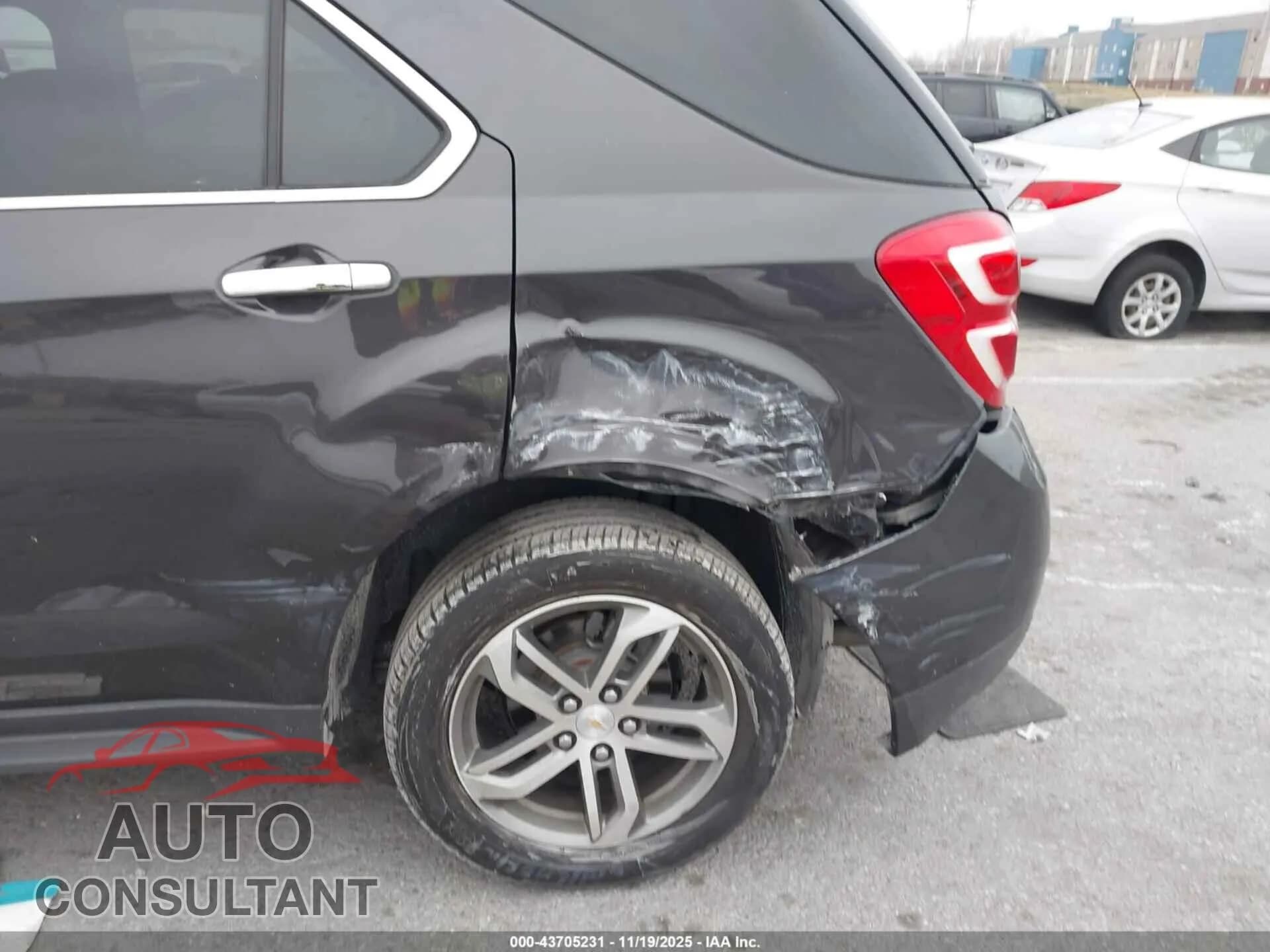 2016 CHEVROLET EQUINOX Damaged VIN 2GNFLGE39G6255851 – engine bay 2016 CHEVROLET EQUINOX Damaged VIN 2GNFLGE39G6255851 – engine bay