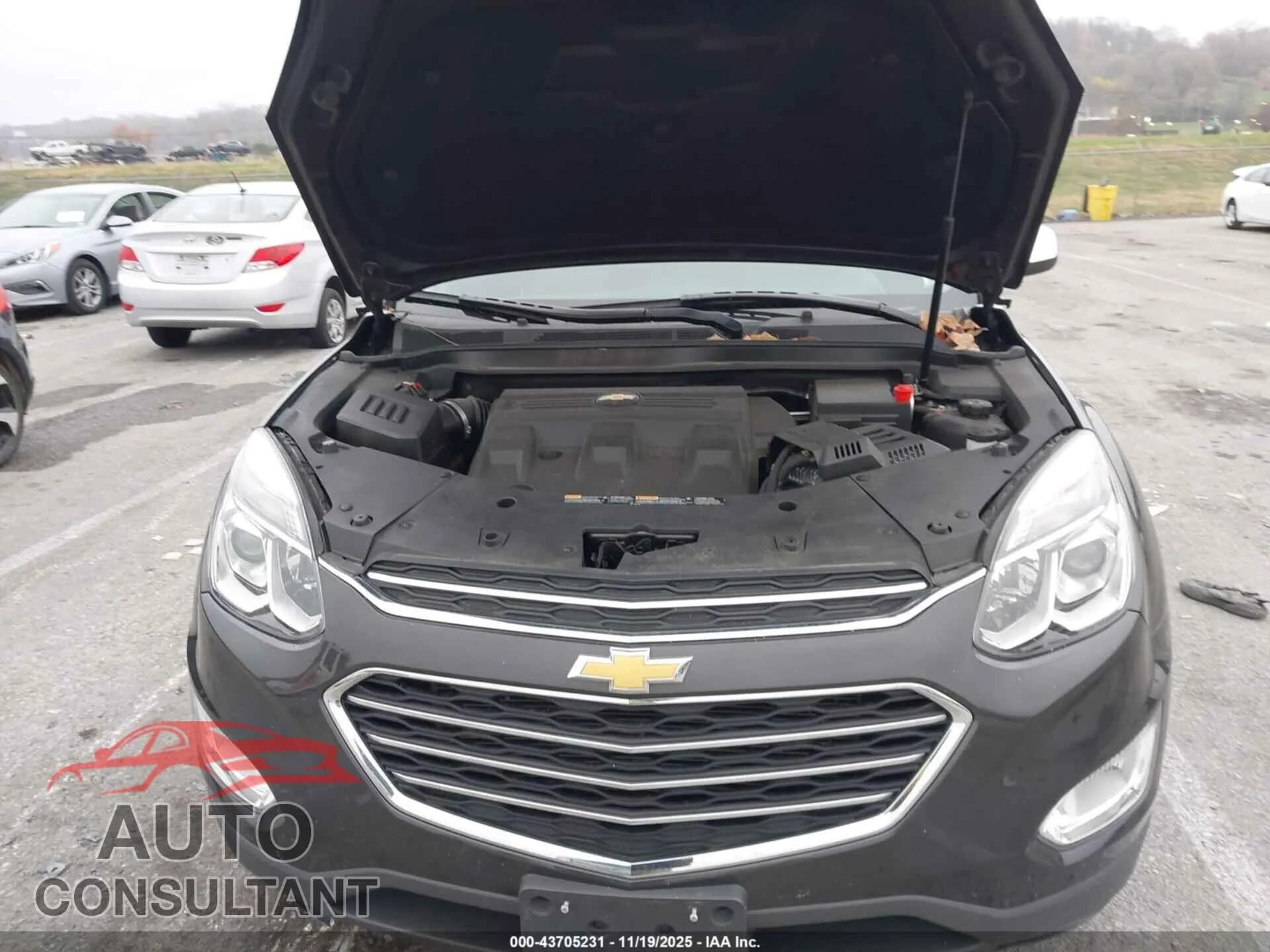 2016 CHEVROLET EQUINOX Damaged VIN 2GNFLGE39G6255851 – odometer reading 2016 CHEVROLET EQUINOX Damaged VIN 2GNFLGE39G6255851 – odometer reading