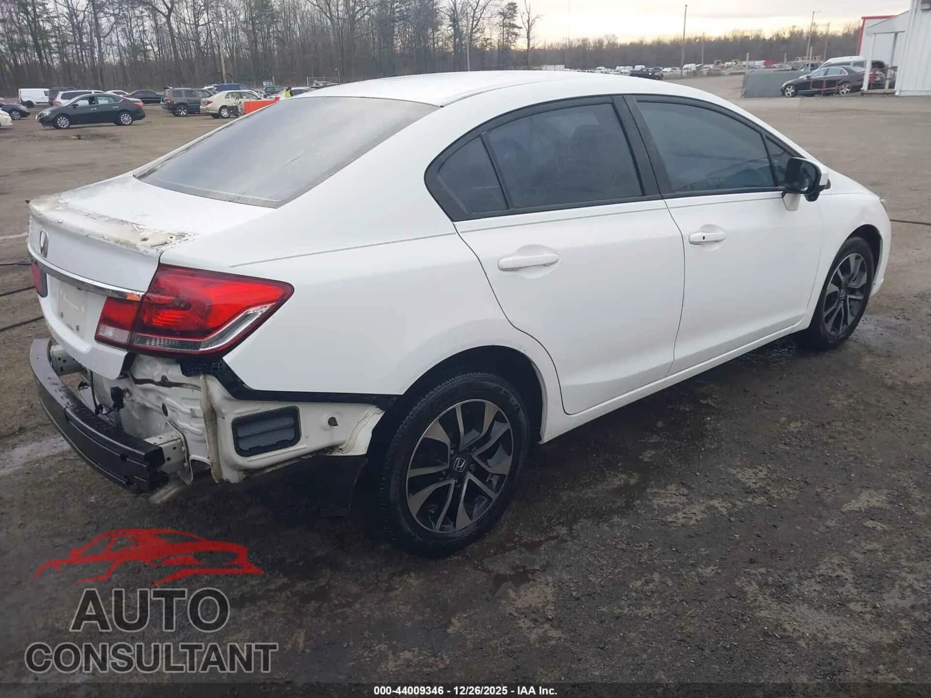 2014 HONDA CIVIC Damaged VIN 2HGFB2F86EH531351 – dashboard 2014 HONDA CIVIC Damaged VIN 2HGFB2F86EH531351 – dashboard