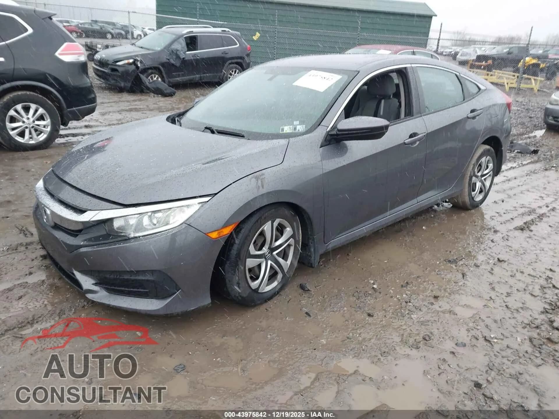 2017 HONDA CIVIC Damaged VIN 2HGFC2F55HH574358 – rear exterior 2017 HONDA CIVIC Damaged VIN 2HGFC2F55HH574358 – rear exterior