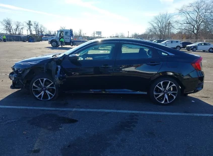 2021 HONDA Civic Used VIN 2HGFC2F87MH554326 – trunk area 2021 HONDA Civic Used VIN 2HGFC2F87MH554326 – trunk area