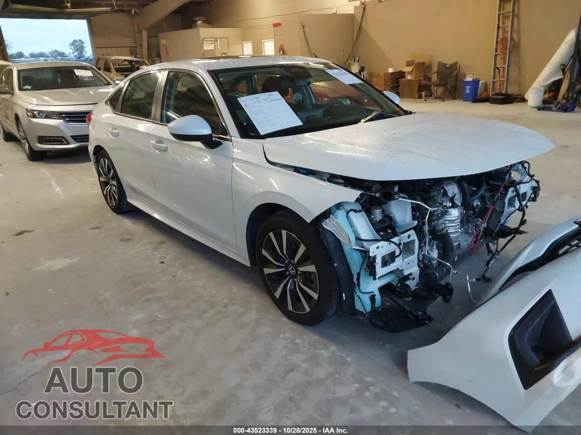 2024 HONDA CIVIC Damaged VIN 2HGFE1F77RH313269 – front exterior 2024 HONDA CIVIC Damaged VIN 2HGFE1F77RH313269 – front exterior