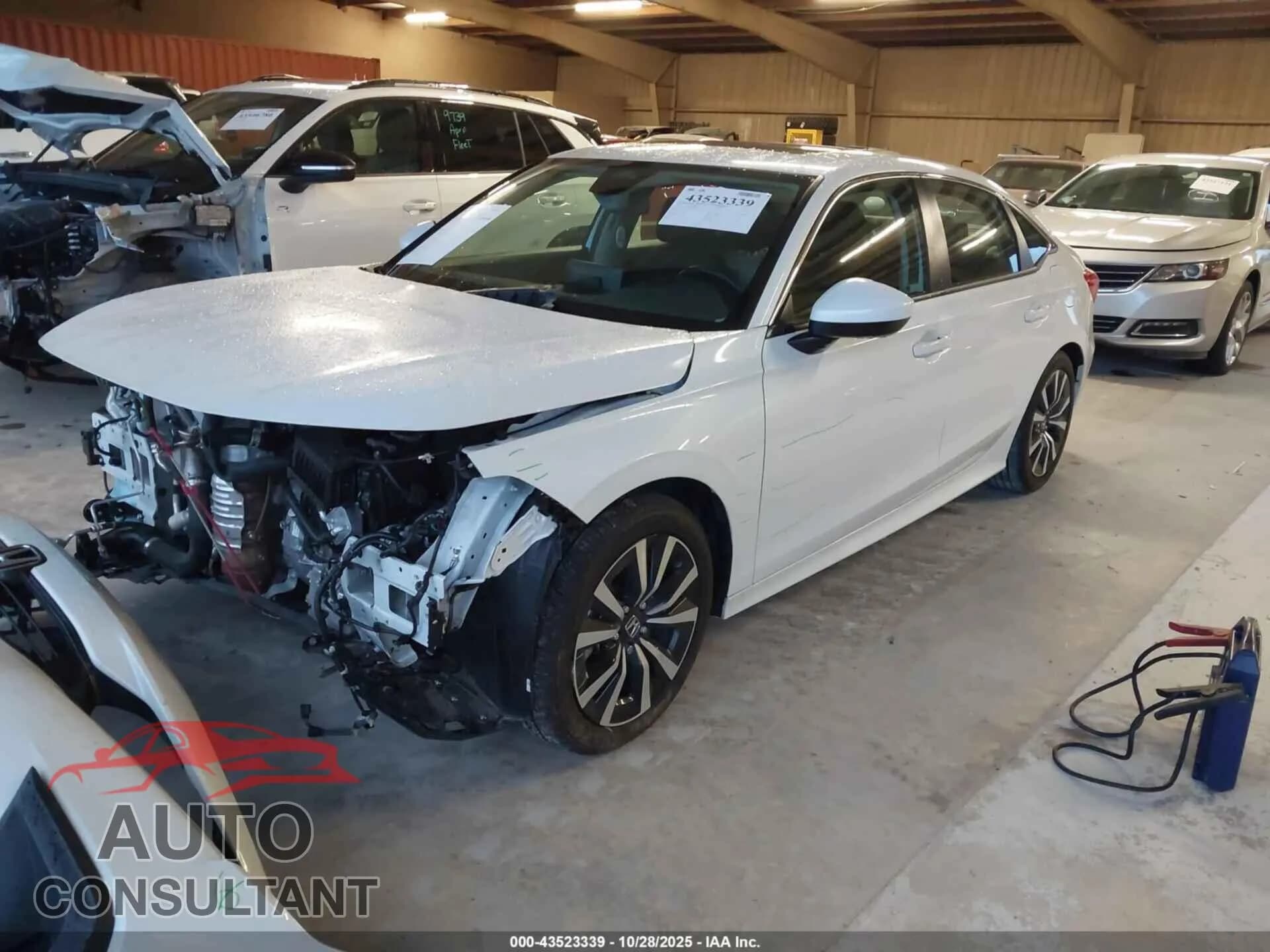 2024 HONDA CIVIC Damaged VIN 2HGFE1F77RH313269 – rear exterior 2024 HONDA CIVIC Damaged VIN 2HGFE1F77RH313269 – rear exterior