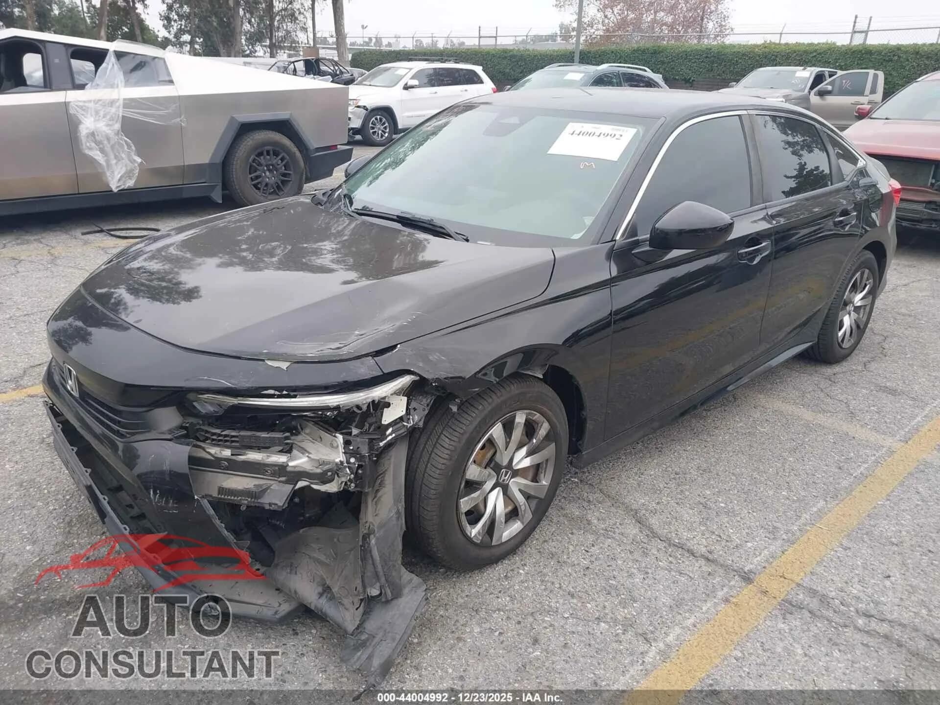 2022 HONDA CIVIC Damaged VIN 2HGFE2F23NH526949 – rear exterior 2022 HONDA CIVIC Damaged VIN 2HGFE2F23NH526949 – rear exterior