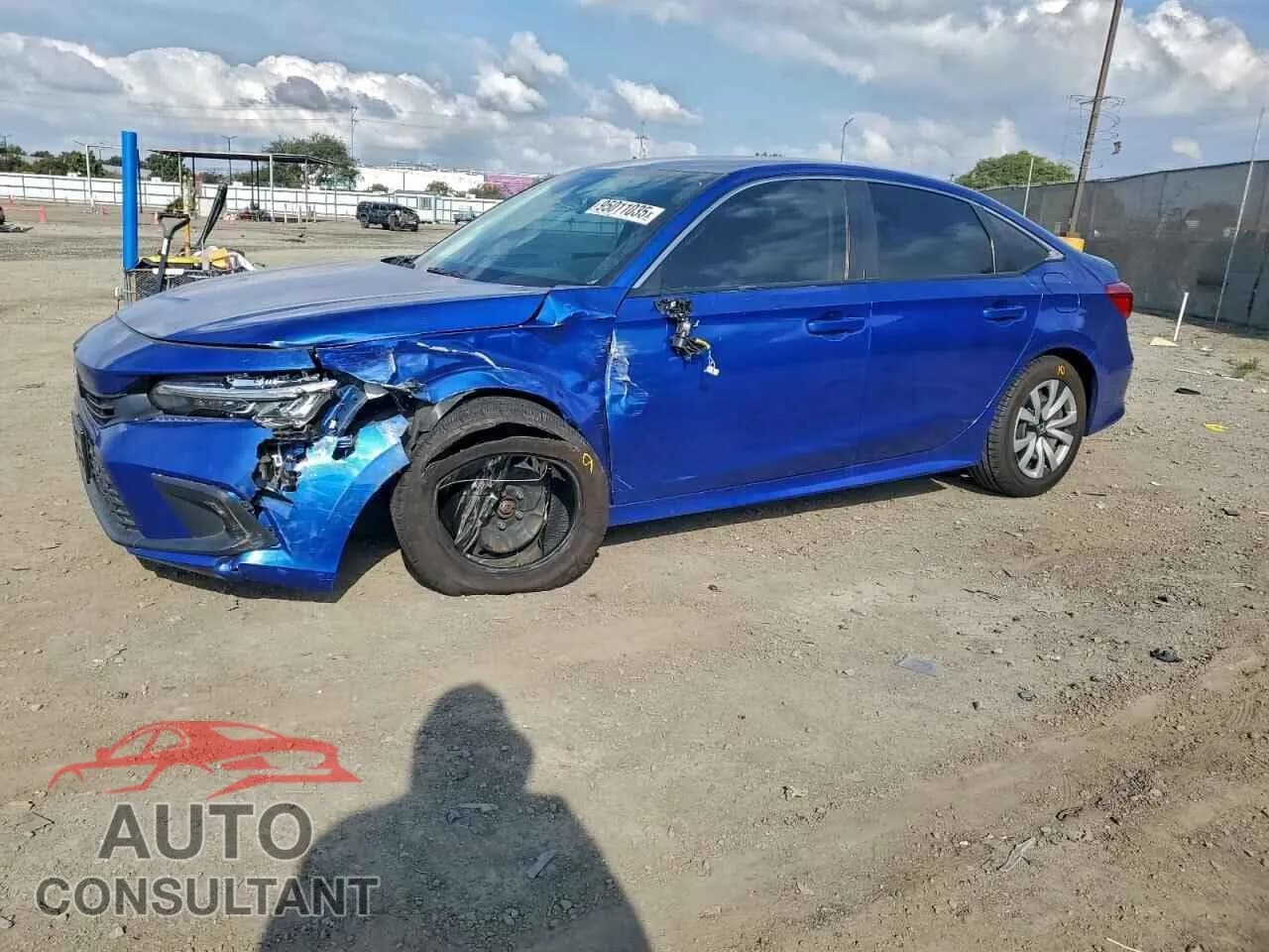 2022 HONDA CIVIC Damaged VIN 2HGFE2F25NH518450 – front exterior 2022 HONDA CIVIC Damaged VIN 2HGFE2F25NH518450 – front exterior
