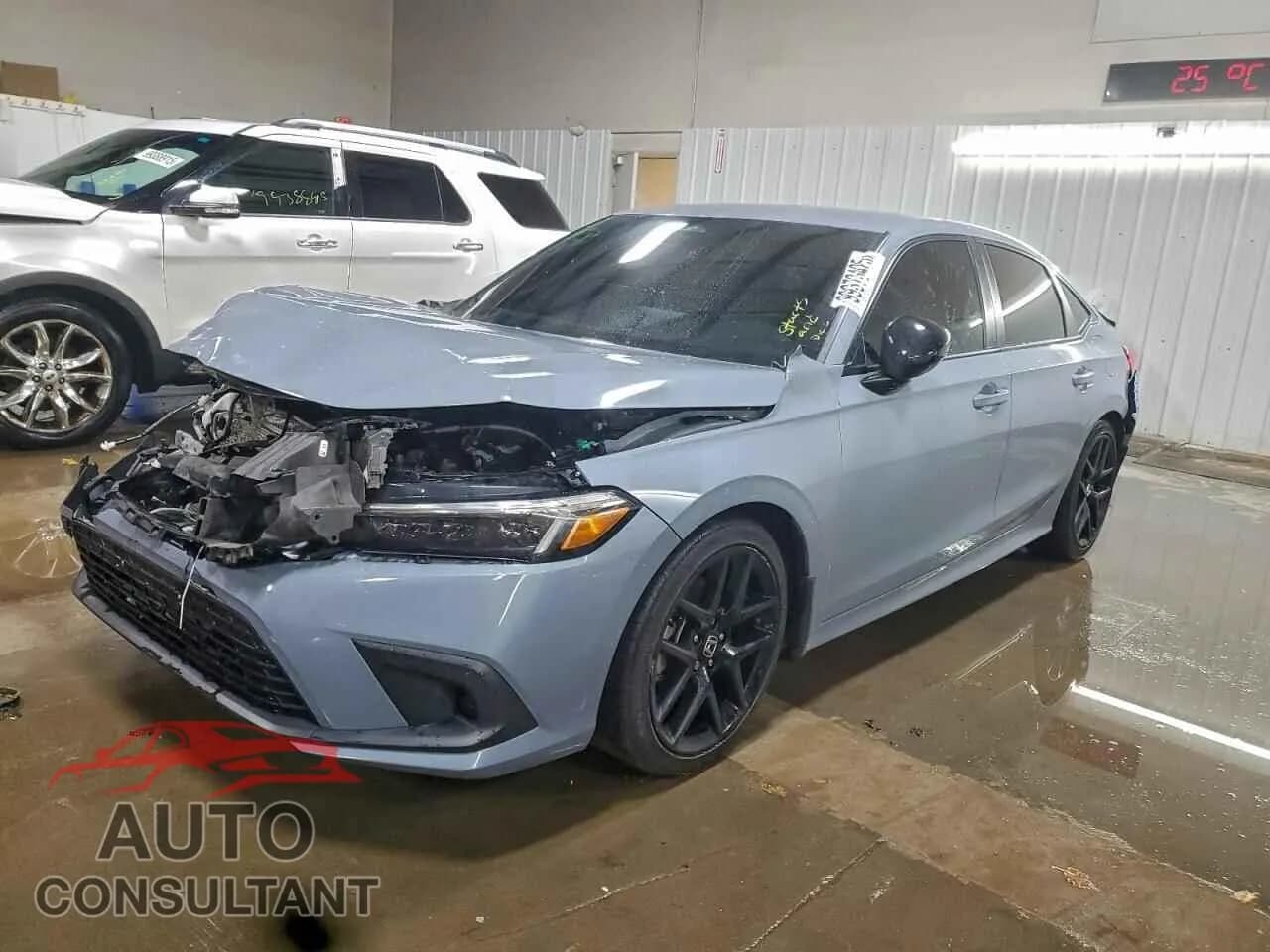 2023 HONDA CIVIC Damaged VIN 2HGFE2F52PH555761 – front exterior 2023 HONDA CIVIC Damaged VIN 2HGFE2F52PH555761 – front exterior