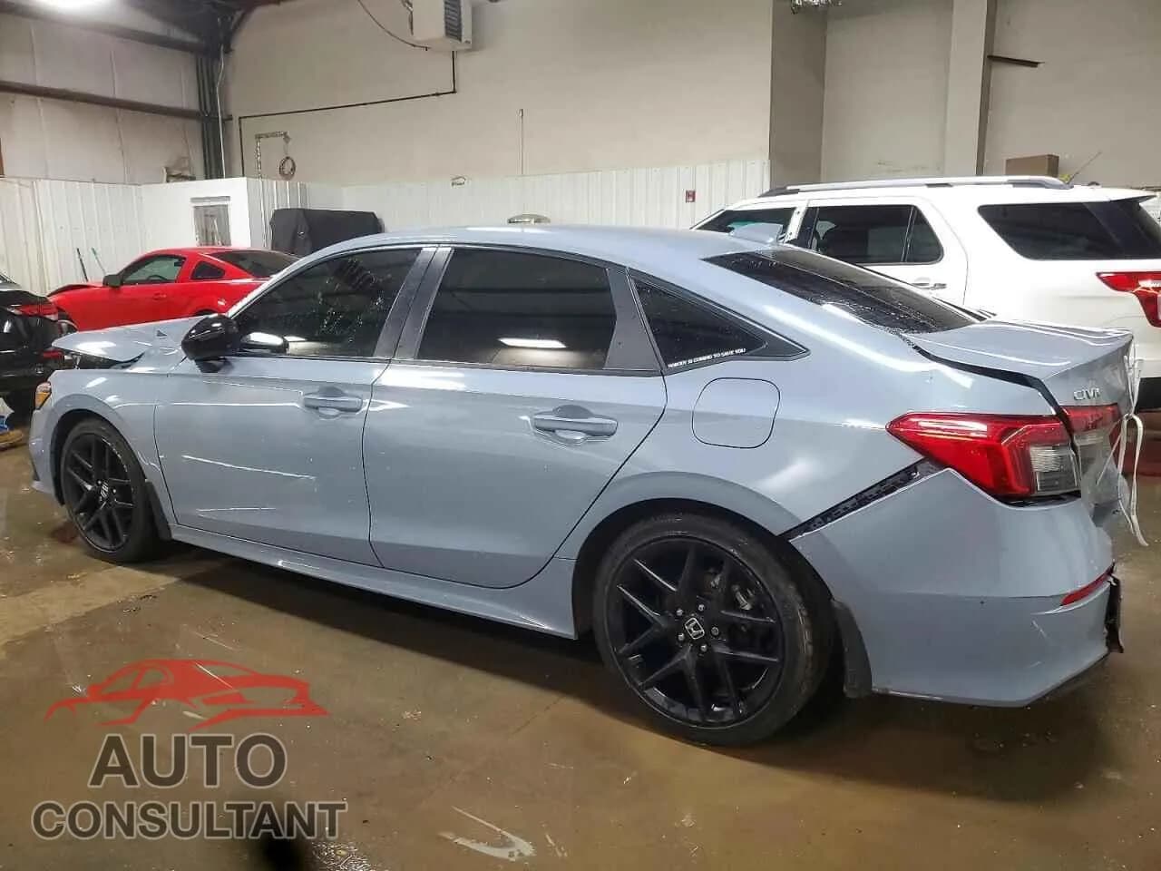 2023 HONDA CIVIC Damaged VIN 2HGFE2F52PH555761 – rear exterior 2023 HONDA CIVIC Damaged VIN 2HGFE2F52PH555761 – rear exterior